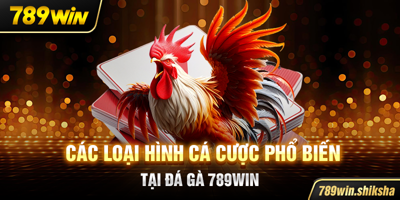 Các loại hình cá cược phổ biến tại đá gà 789win
